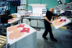 Nap-Art imprimerie procédés et intérieur usine
