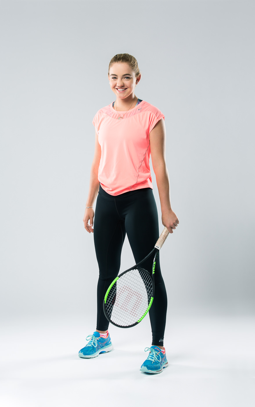 Portrait joueuse équipe Tennis Canada Charlotte Robillard Milette