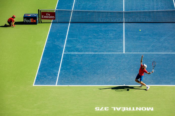 Tennis Canada Coupe Rogers 2017 Service Denis Shapovalov Terrain Montreal 375