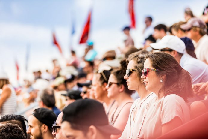 Foule Dans Les Estrades Durant La Coupe Rogers 2017 à Montreal