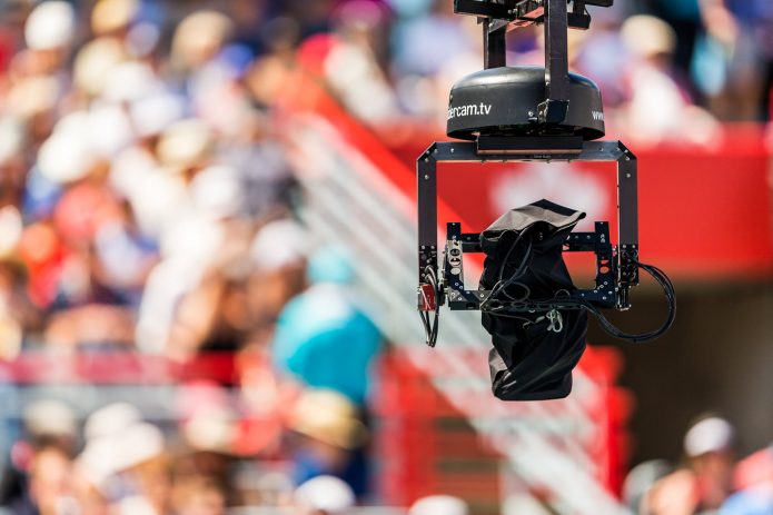 Close Up De Camera De Match Durant La Coupe Rogers 2017 à Montreal